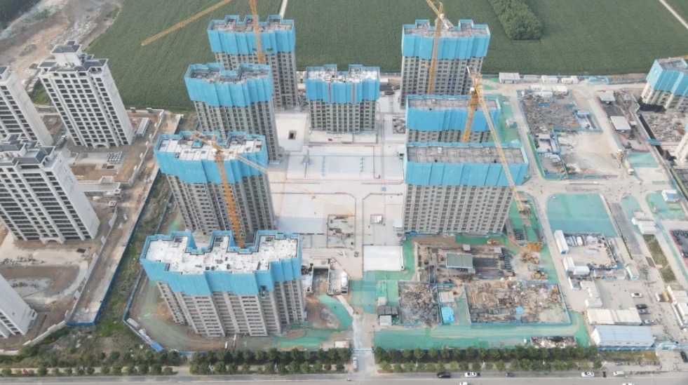  安有所居！中建三局三公司保定市徐水高庄家园、时尚城项目首栋封顶 