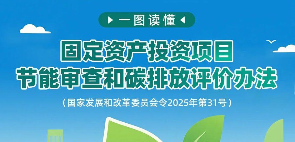 一图读懂丨固定资产投资项目节能审查和碳排放评价办法 